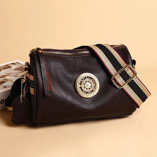 Bolsa Feminina Transversal Luxury - Couro PU Elegante e Versátil