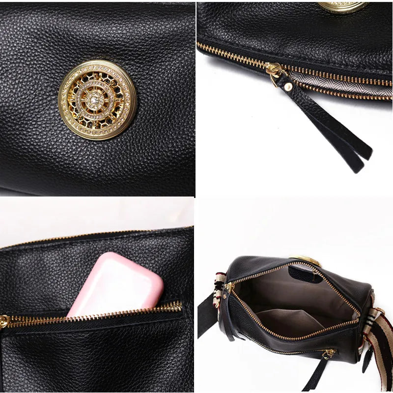 Bolsa Feminina Transversal Luxury - Couro PU Elegante e Versátil
